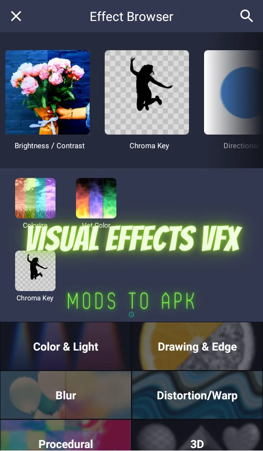 Visual Effects VFX in Alight Motion Mod Apk